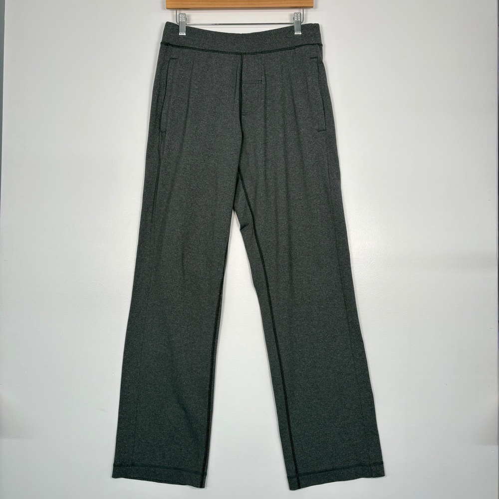 Lululemon Mens Sweatpants Medium Gray Heathered Yoga Lounge Athletic